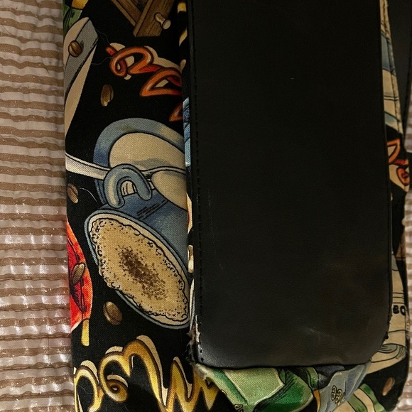 Espresso Patterned Tote Bag - Multicolor - Picture 8 of 9